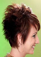 cieniowane fryzury krótkie, zdjęcie z fryzurką numer-  61